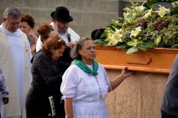 Procesión religiosa por el Valle de Jinámar-Telde (Foto F.J. Santana)